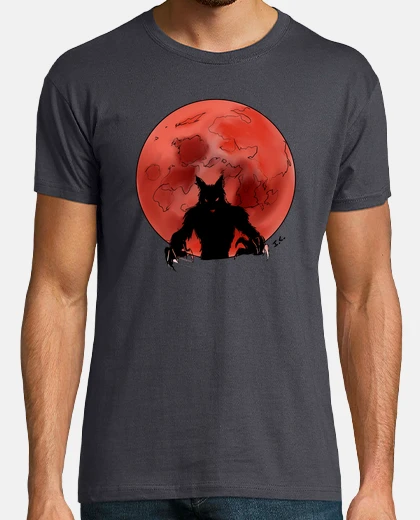 Camiseta Luna de Sangre - Hombre Lobo