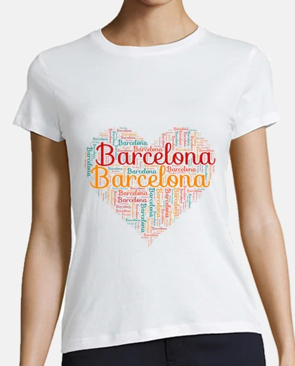 T-shirt luna di miele a barcellona