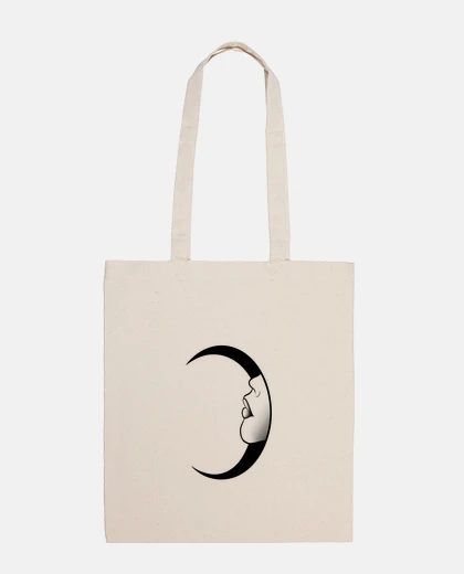 Borsa luna semplice volto femminile