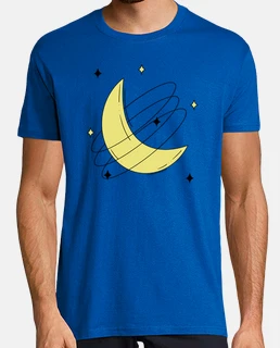 luna estrellada - negro