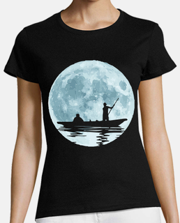 Luna llena y Barca con reflejo 2