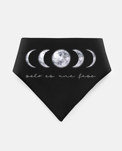 Mascotas lunar phases bandana, it&#39;s just a phase