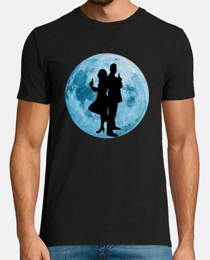 Tee-shirt lune et espions