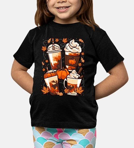 Vêtements lunettes café citrouilles halloween feuilles automne caféine nature