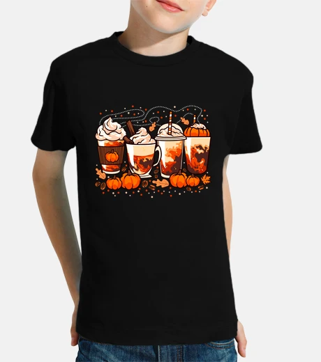 Vêtements lunettes café citrouilles halloween feuilles automne caféine nature
