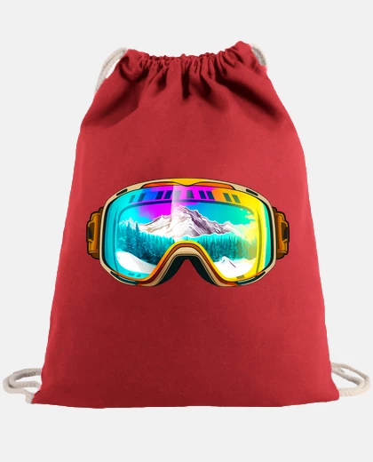 Sac lunettes de skieur snowboard ski montagne neige ski sport hiver