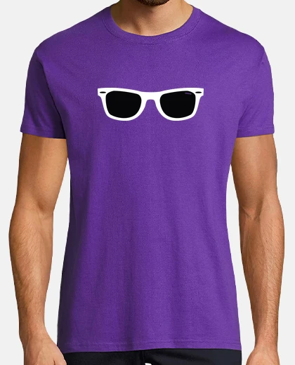 Tee-shirt lunettes de soleil rayban wayfarer blanche