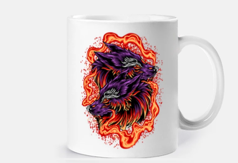 Tazza lupi jap one ses
