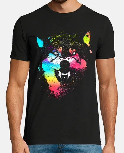 T-shirt lupi technicolor