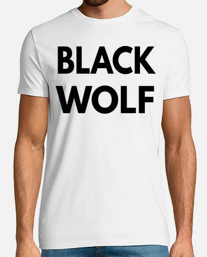 T-shirt lupo nero lupo nero nero