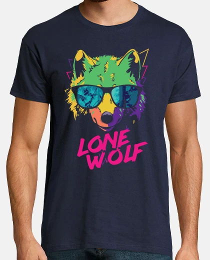 T-shirt lupo solitario