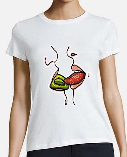 T-shirt lustful kiss fruit