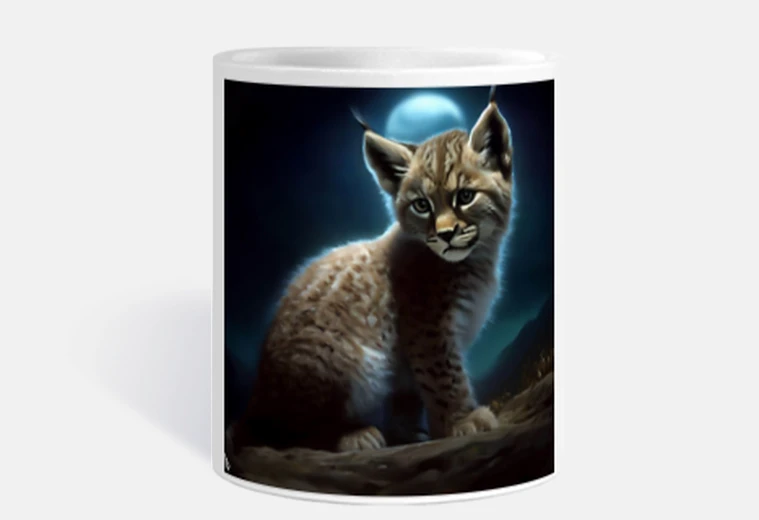 Mug Lynx sous la lueur de la lune