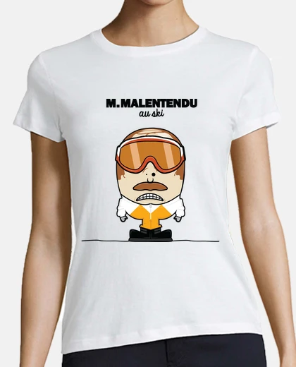 Tee-shirt m. malentendu au ski