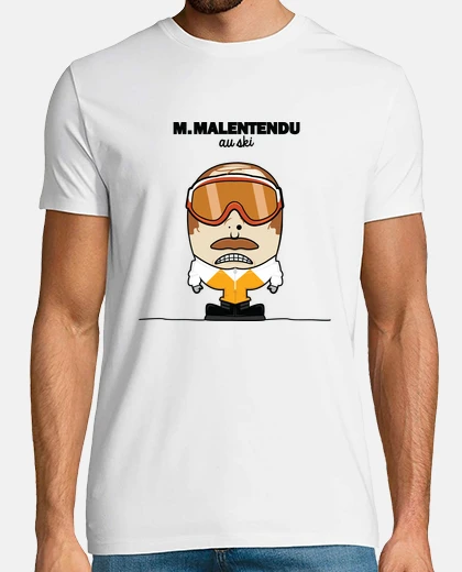Tee-shirt M. Malentendu au ski