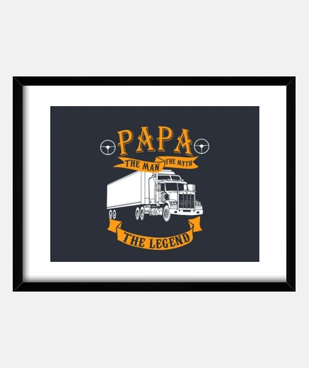 Cadre MA LEGENDE PAPA
