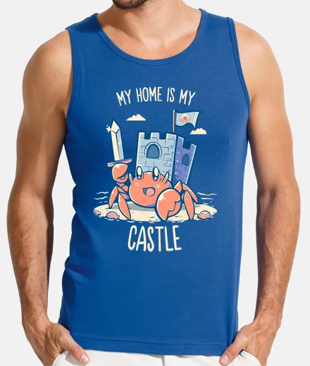 Tee-shirt ma maison est mon château - mens tank