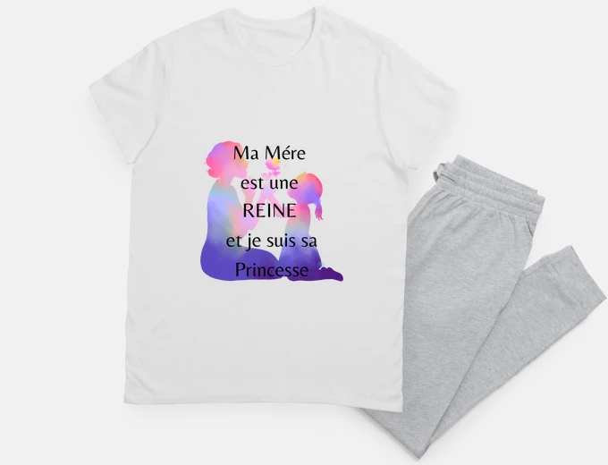 Pyjama Ma Mère est une reine et je suis sa pri