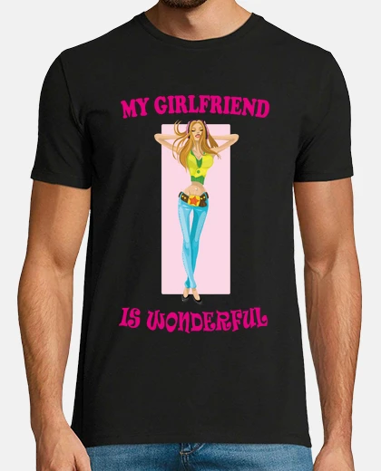 Tee-shirt ma petite amie est Wonder les å