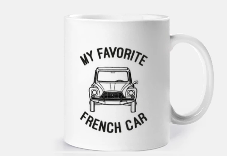 Mug ma voiture française préférée - dyane