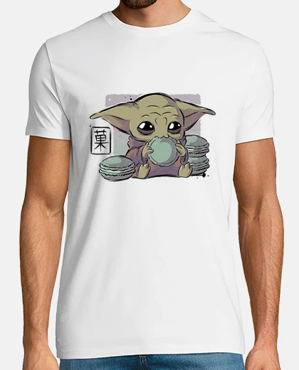 Tee-shirt macarons bleu clair