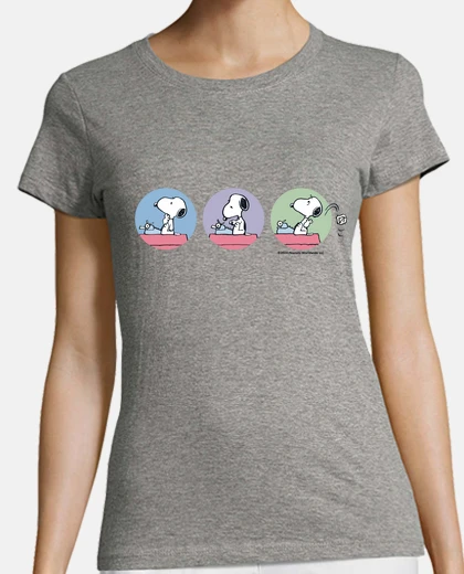 T-shirt maccina da scrivere snoopy