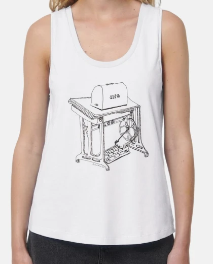 Tee-shirt machine à coudre grand-mère