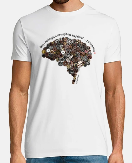 Tee-shirt machine de cerveau de psychologie, t-shirt pour hommes.