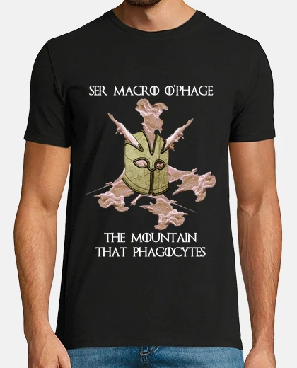Tee-shirt macrophage sombre hmc