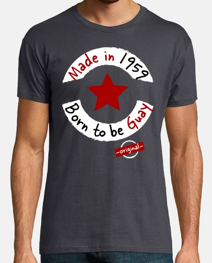 T-shirt mad e nel 1959 born per essere cool