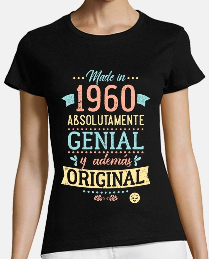 T-shirt mad e nel 1960 men assoluti siete grand