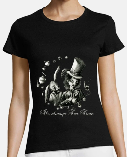 T-shirt Mad Hatter  Donna, manica corta