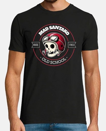 T-shirt mad santako old school