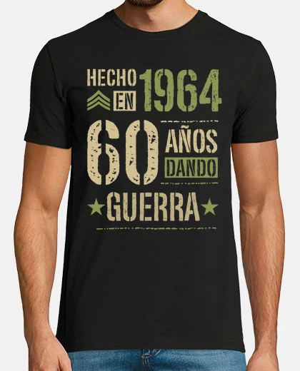 T-shirt made in 1964 60 years giving war 60th birthday born in 1964
