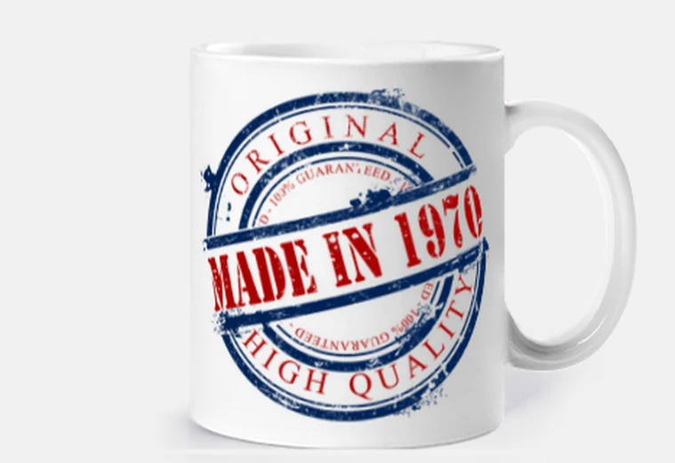 Cup made in 1970