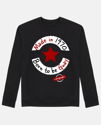 Hoodie made in 1970 born to be cool