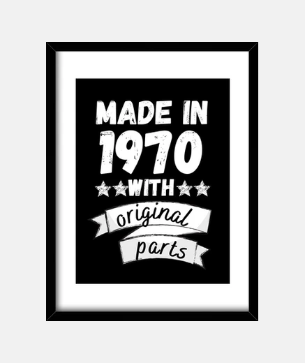 Framed made in 1970 with original parts