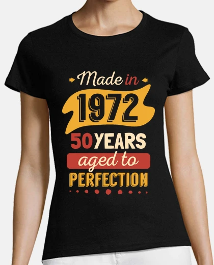 T-shirt made in 1972, 50 years aged to perfection