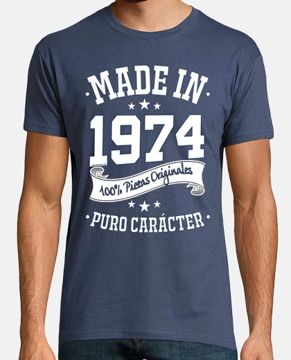 Camiseta Made in 1974