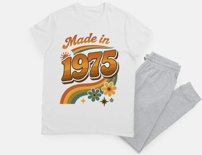 Pyjama Made in 1975 vintage retro years