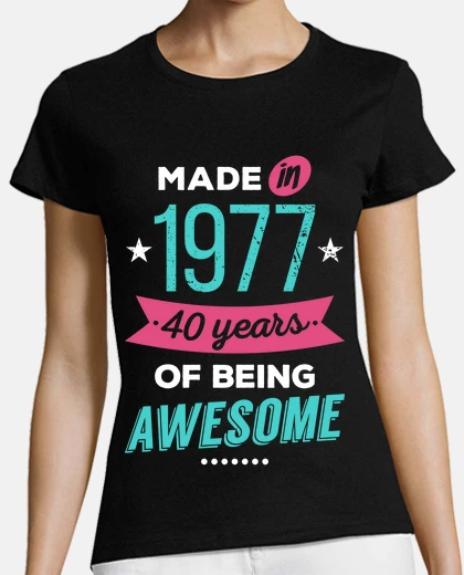 T-shirt made in 1977 (woman)