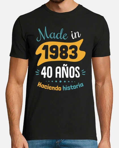 T-shirt made in 1983 40 years making history