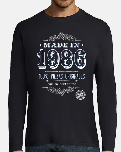 Camiseta Made in 1986