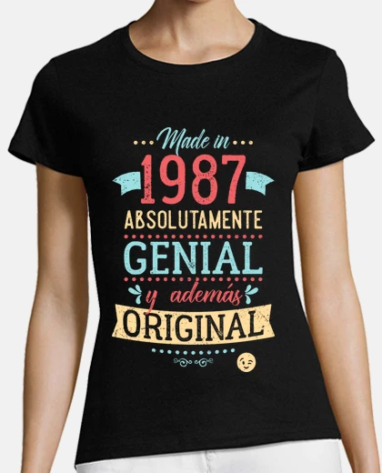 Playera Made in 1987 Absolutamente genial