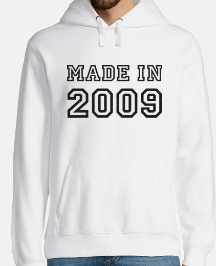 Hoodie made in 2009 - my happy birthday