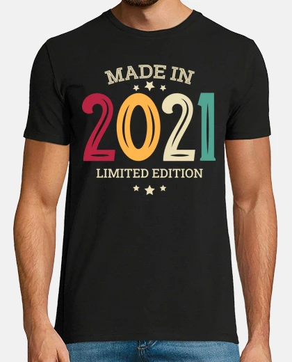 Camiseta MADE IN 2021 LIMITED EDITION