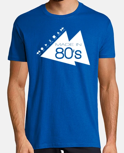 Camiseta MADE IN 80's -white-