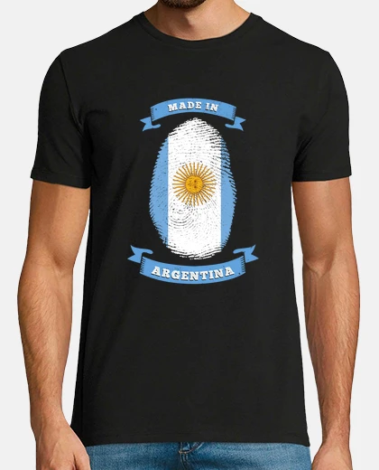 T-shirt made in argentinia fingerprint complean