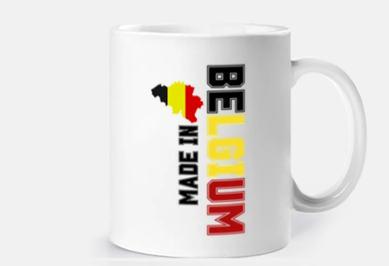 Cup made in belgium