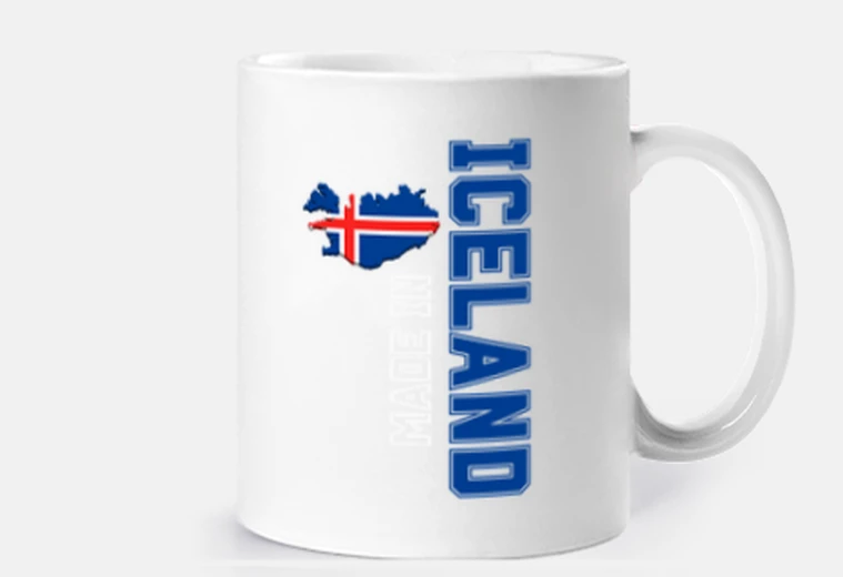 Cup made in iceland